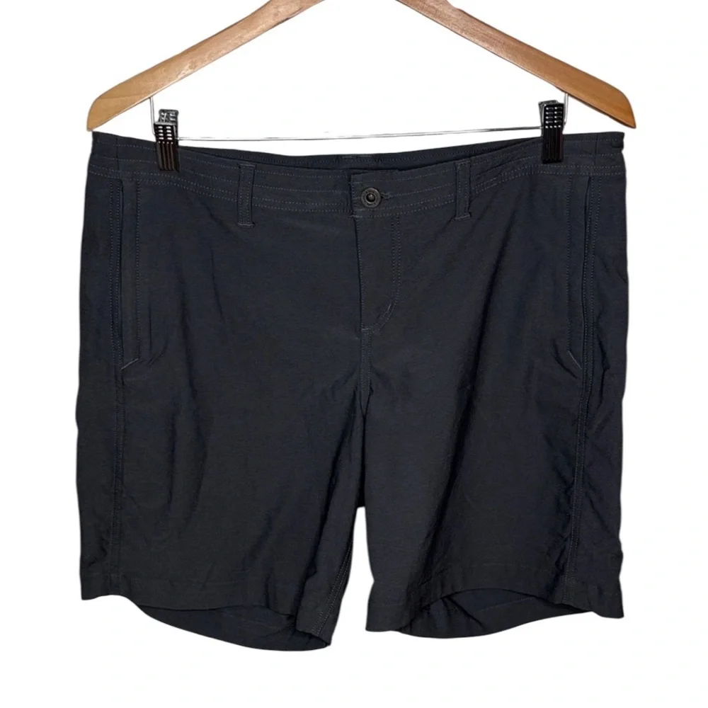 Kuhl Dark Grey Nylon Shorts Women Size 14